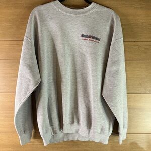 Vintage Smith & Wesson Gray Men's XL Sweatshirt WOLF graphic **see description